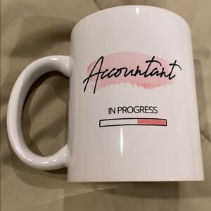 Accountant In Progress 11 oz. Mug. Brand New still in the Box. Smoke free house